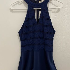 Francesca’s Navy Blue Dress
